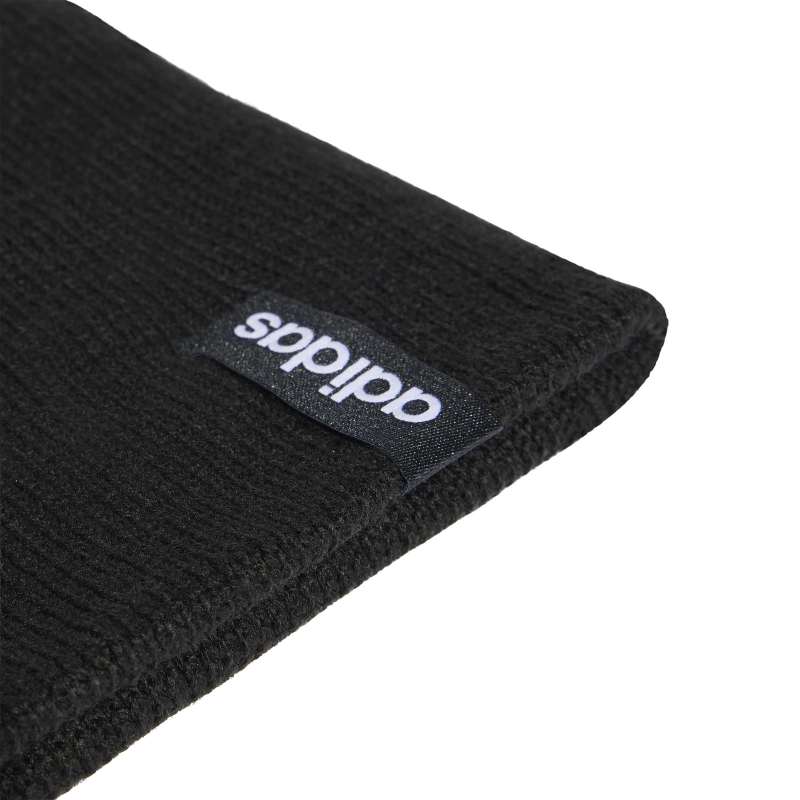 KG7722_3_HARDWARE_Photography_Detail View 1_white Adidas Linear Beanie KG7722 – 3