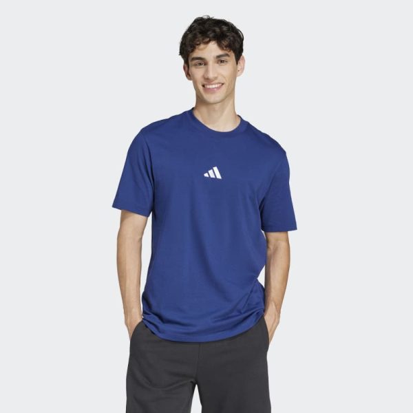 Adidas Essentials Small Logo Single Jersey Tee JF1093