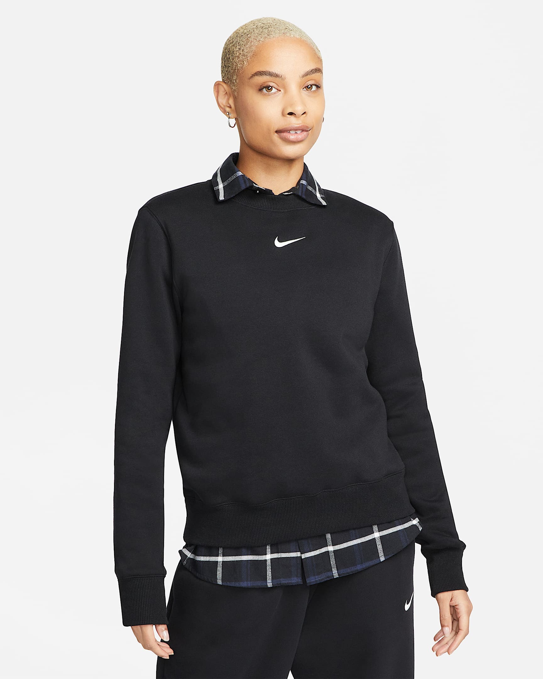 W NSW PHNX FLC STD CREW nike moterims