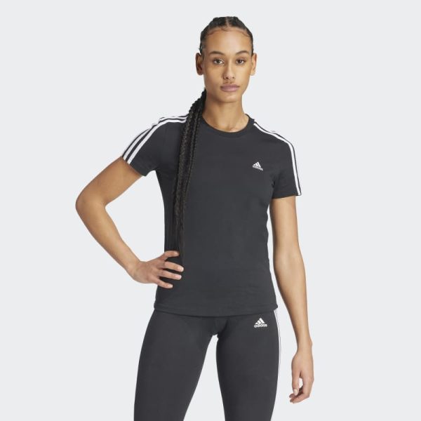 Adidas Essentials Slim 3-Stripes Tee GL0784