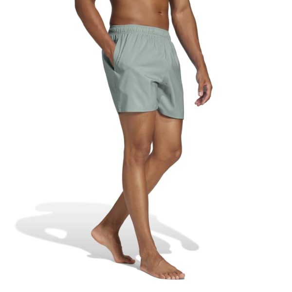 Adidas Solid CLX Short-Length Swim Shorts JC9920