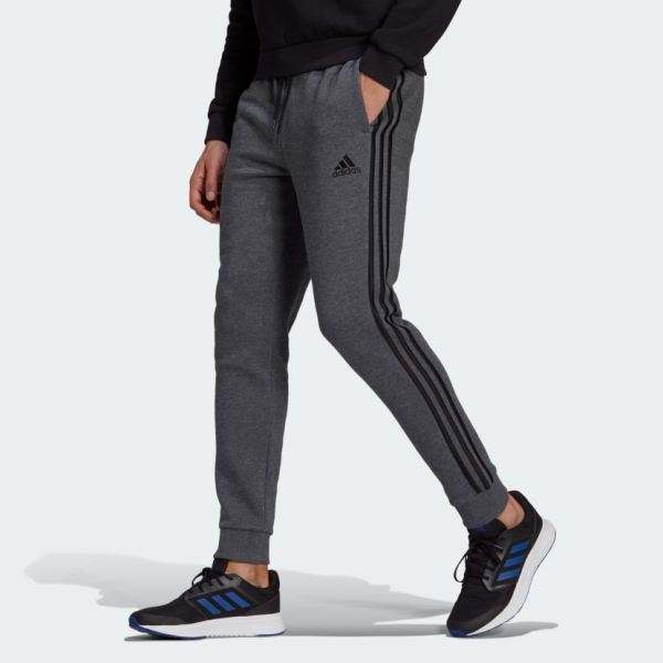 Adidas Essentials Fleece Tapered Cuff 3-Stripes Pants GK8826