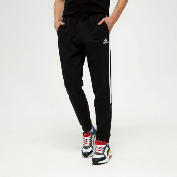 Adidas Essentials Fleece Tapered Cuff 3-Stripes Pants GK8967