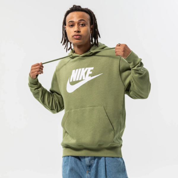 Nike Sportswear Club Fleece Graphic Pullover Hoodie BV2973-334