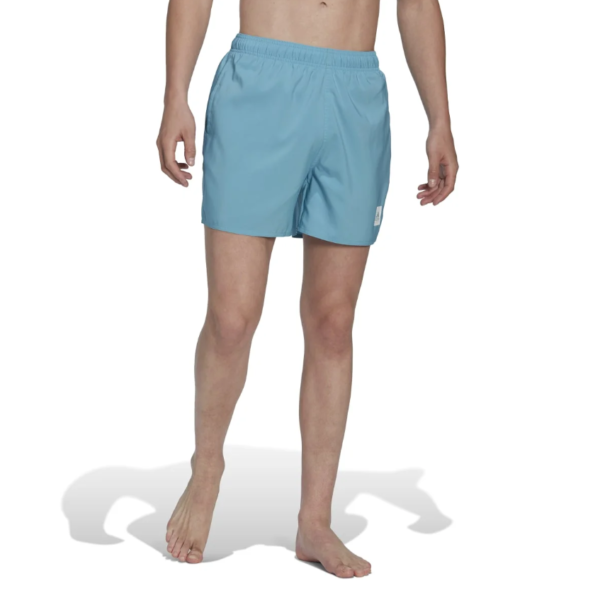 Adidas Solid CLX Short-Length Swim Shorts HT2161