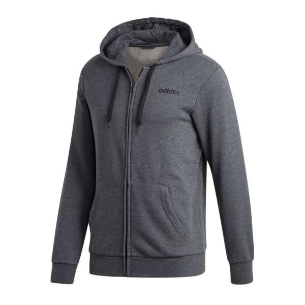 Adidas Essentials Linear FZ French Terry Hoodie DU0408