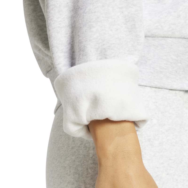 JI6060_5_APPAREL_On Model_Detail View 1_white Adidas Essentials Small Logo Feelcozy Sweatshirt JI6060 – 4