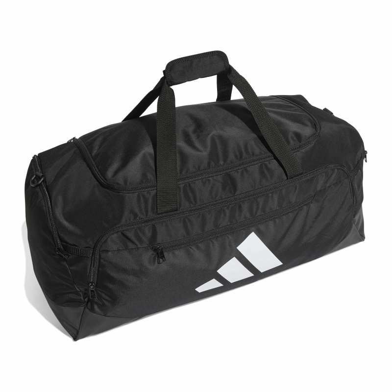 JZ0606_3_HARDWARE_Photography_Front Side Lateral View_white Adidas Training Defender Duffle Bag Large JZ0606 – 3