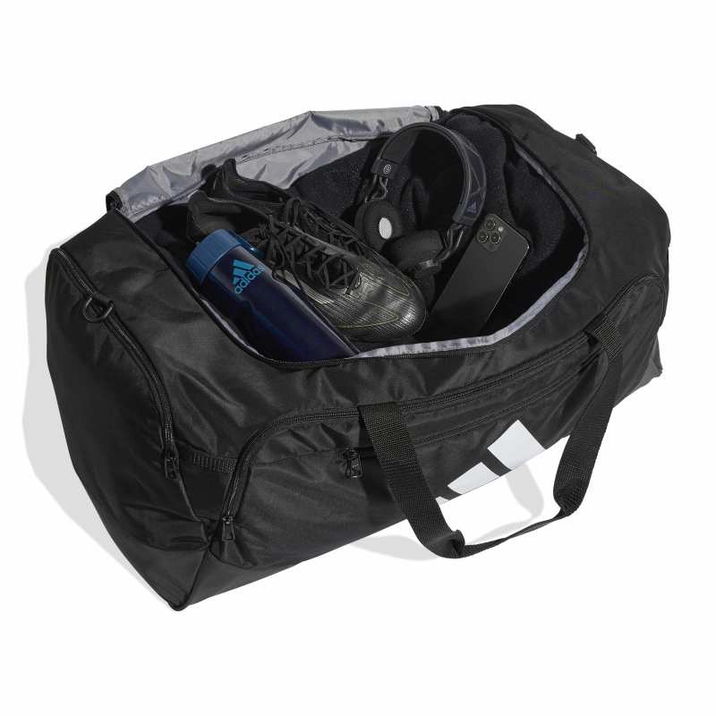 JZ0606_4_HARDWARE_Photography_Front Inside View_white Adidas Training Defender Duffle Bag Large JZ0606 – 4