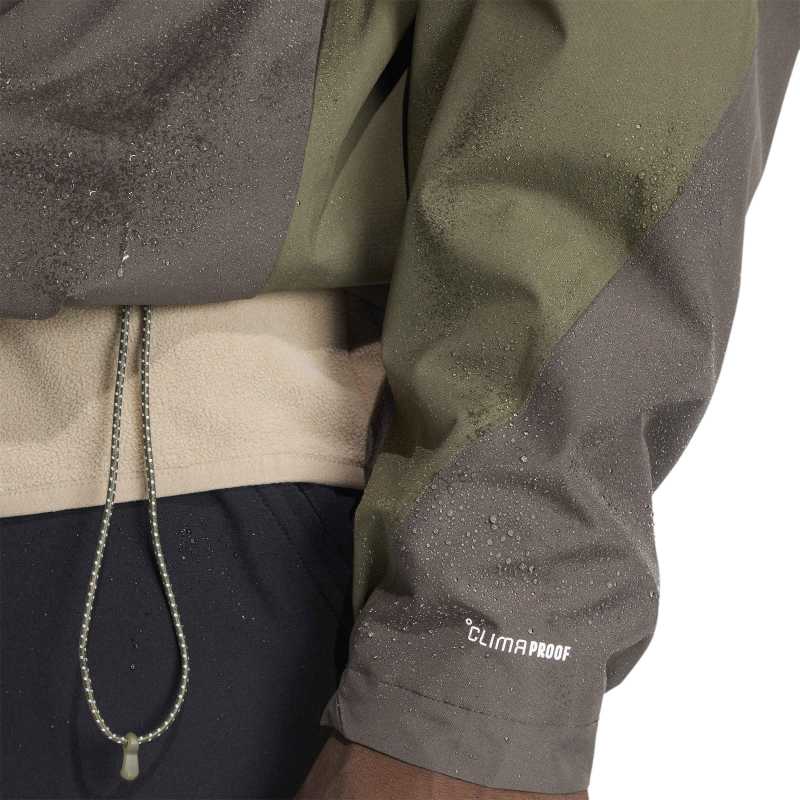 KA6914_5_APPAREL_On Model_Detail View 1_white Adidas TERREX Multi 2 Layer CLIMAPROOF Rain Jacket KA6914 – 3