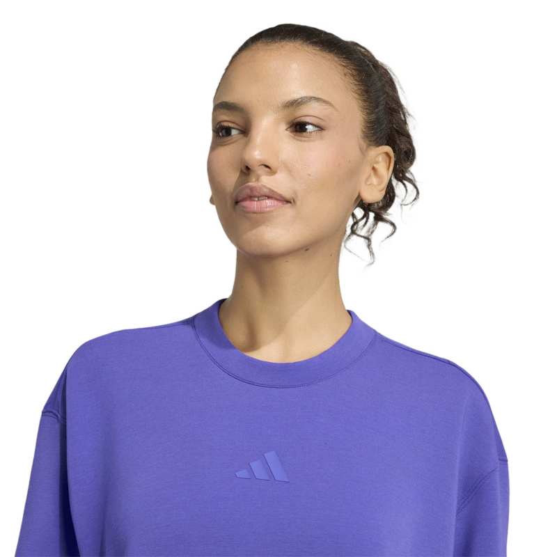 KS3297_6_APPAREL_On Model_Detail View 1_white Adidas Warm-Up Crewneck Sweatshirt KS3297 – 3