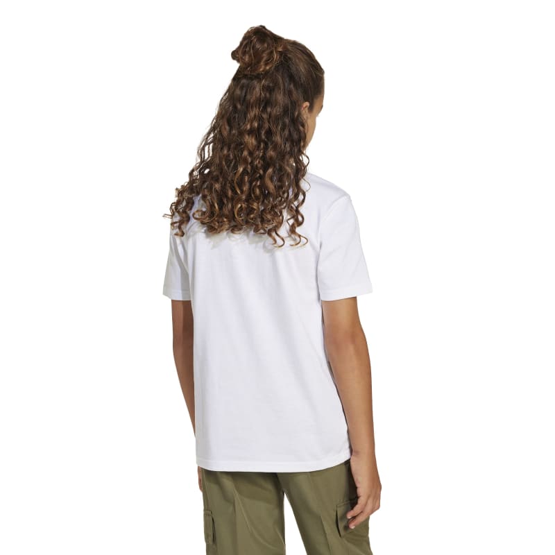 JC9774_7_APPAREL_On Model_Back View_white Adidas Essentials Tee Kids JC9774 – 2